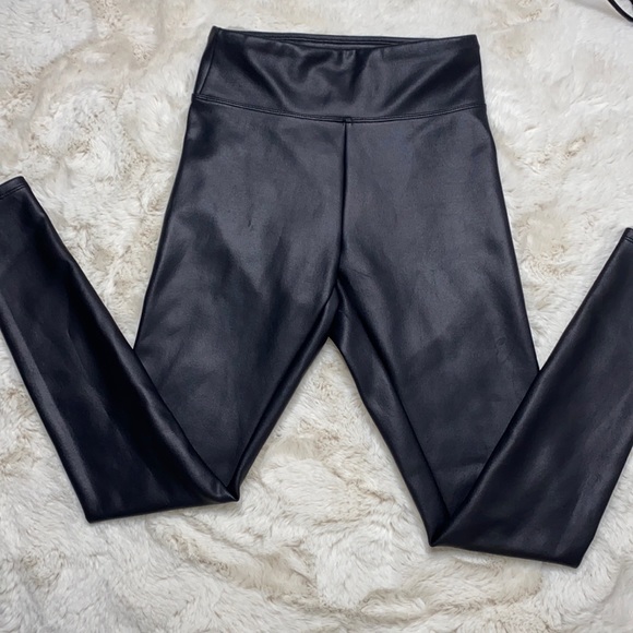 Express Pants - Leather style black leggings from Express. Size XS pant